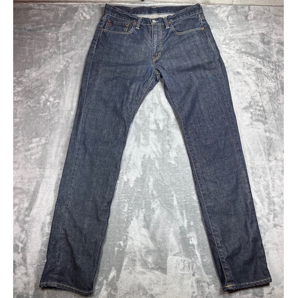 Polo Ralph Lauren 381 Slim Fit Jeans Mens 32x32 Dark Wash Indigo Denim Cotton